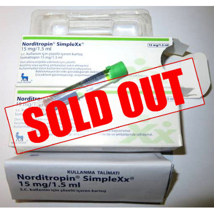 HGH Novo Nordisk Norditropin SimpleXx Cartridge 15mg  (45iu)